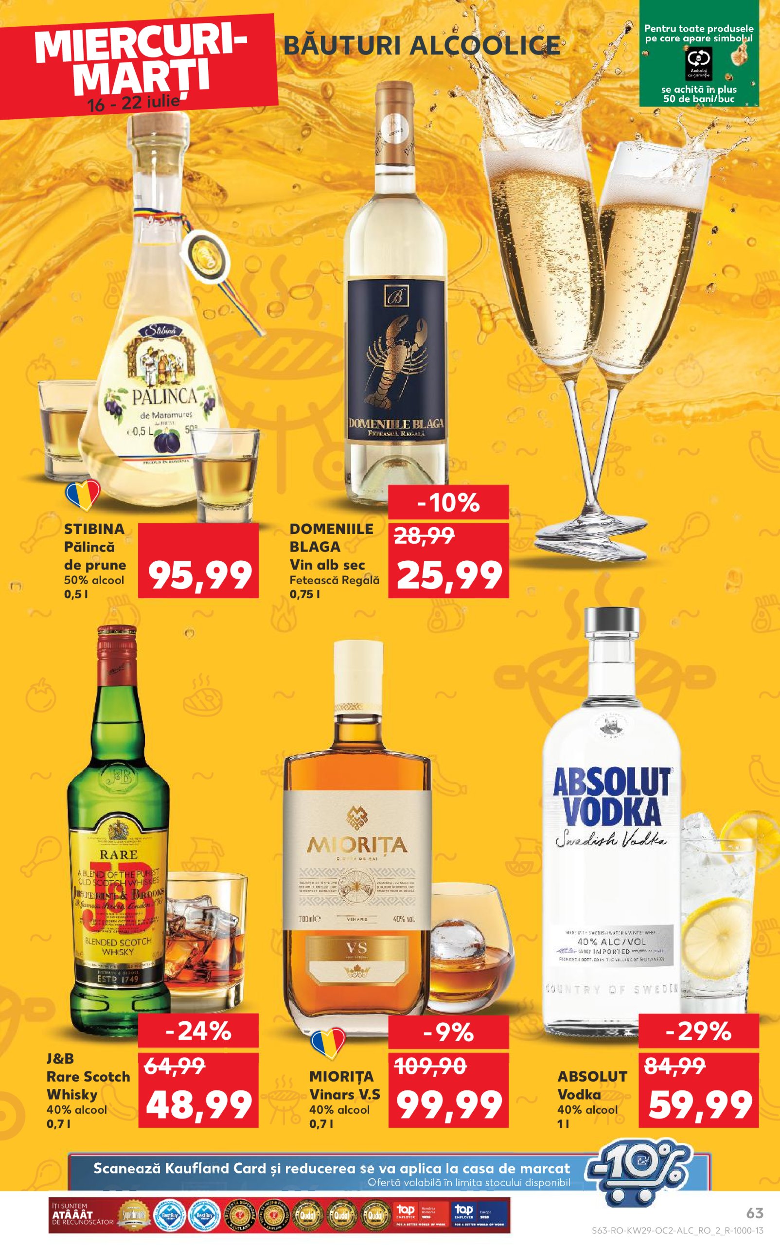 kaufland - Catalog Kaufland valabil din 16.07. până pe 22.07. - page: 63 kaufland - Catalog Kaufland valabil din 16.07. până pe 22.07. - page: 63