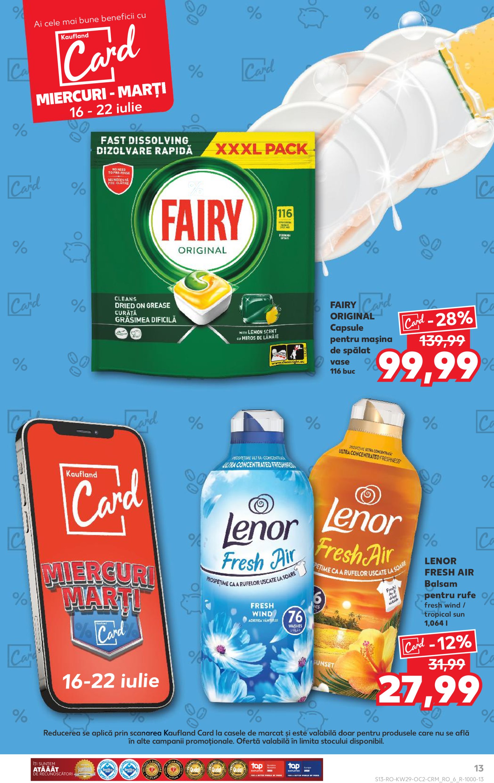 kaufland - Catalog Kaufland valabil din 16.07. până pe 22.07. - page: 13 kaufland - Catalog Kaufland valabil din 16.07. până pe 22.07. - page: 13