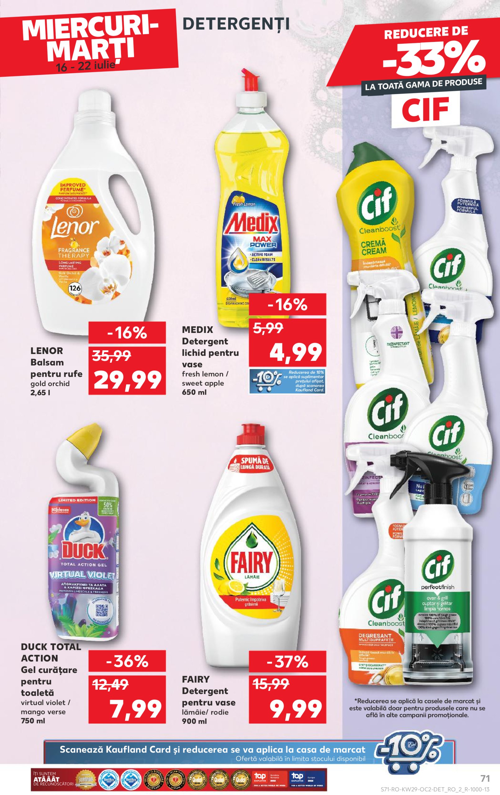 kaufland - Catalog Kaufland valabil din 16.07. până pe 22.07. - page: 71 kaufland - Catalog Kaufland valabil din 16.07. până pe 22.07. - page: 71