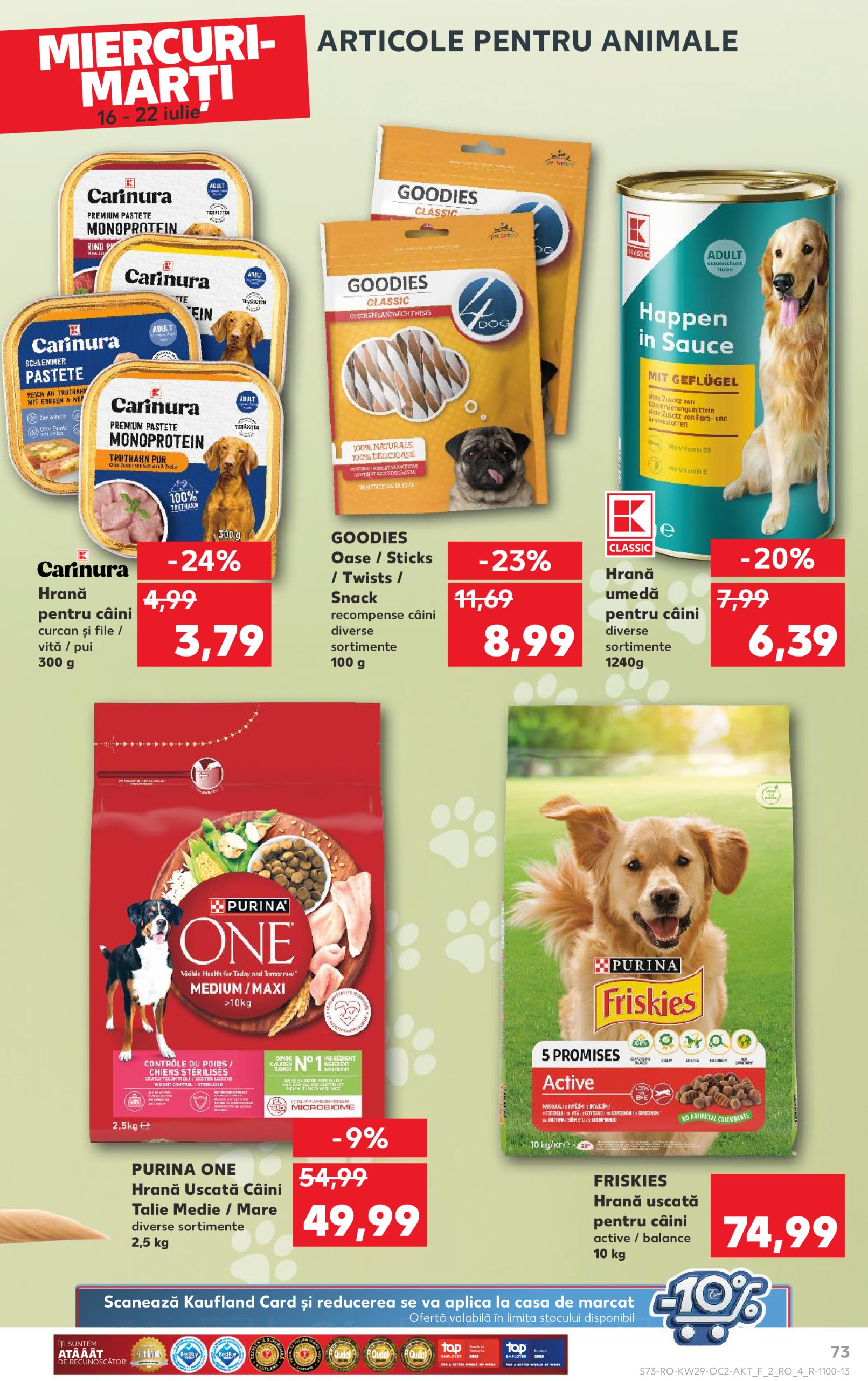 kaufland - Catalog Kaufland valabil din 16.07. până pe 22.07. - page: 73 kaufland - Catalog Kaufland valabil din 16.07. până pe 22.07. - page: 73