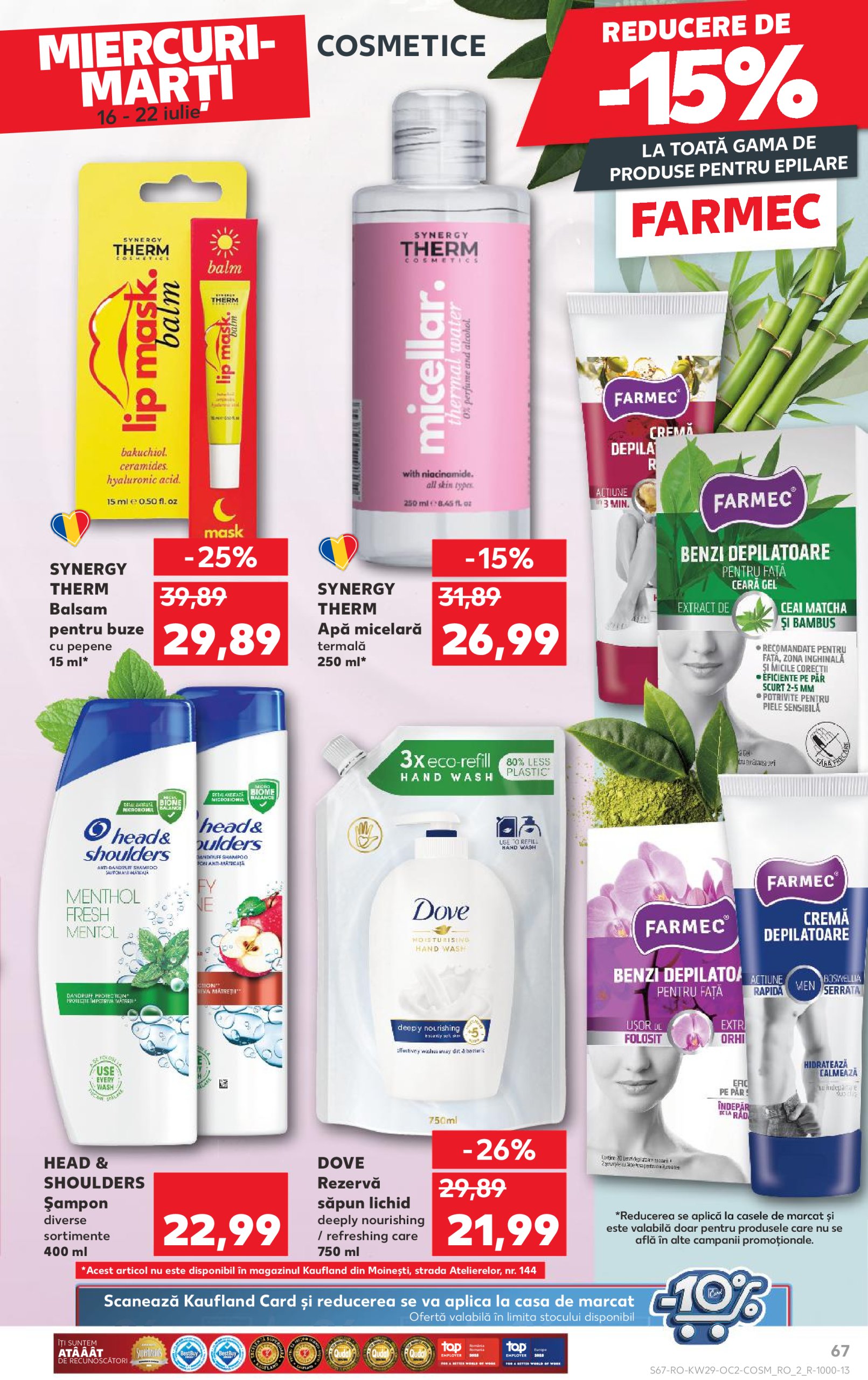 kaufland - Catalog Kaufland valabil din 16.07. până pe 22.07. - page: 67 kaufland - Catalog Kaufland valabil din 16.07. până pe 22.07. - page: 67