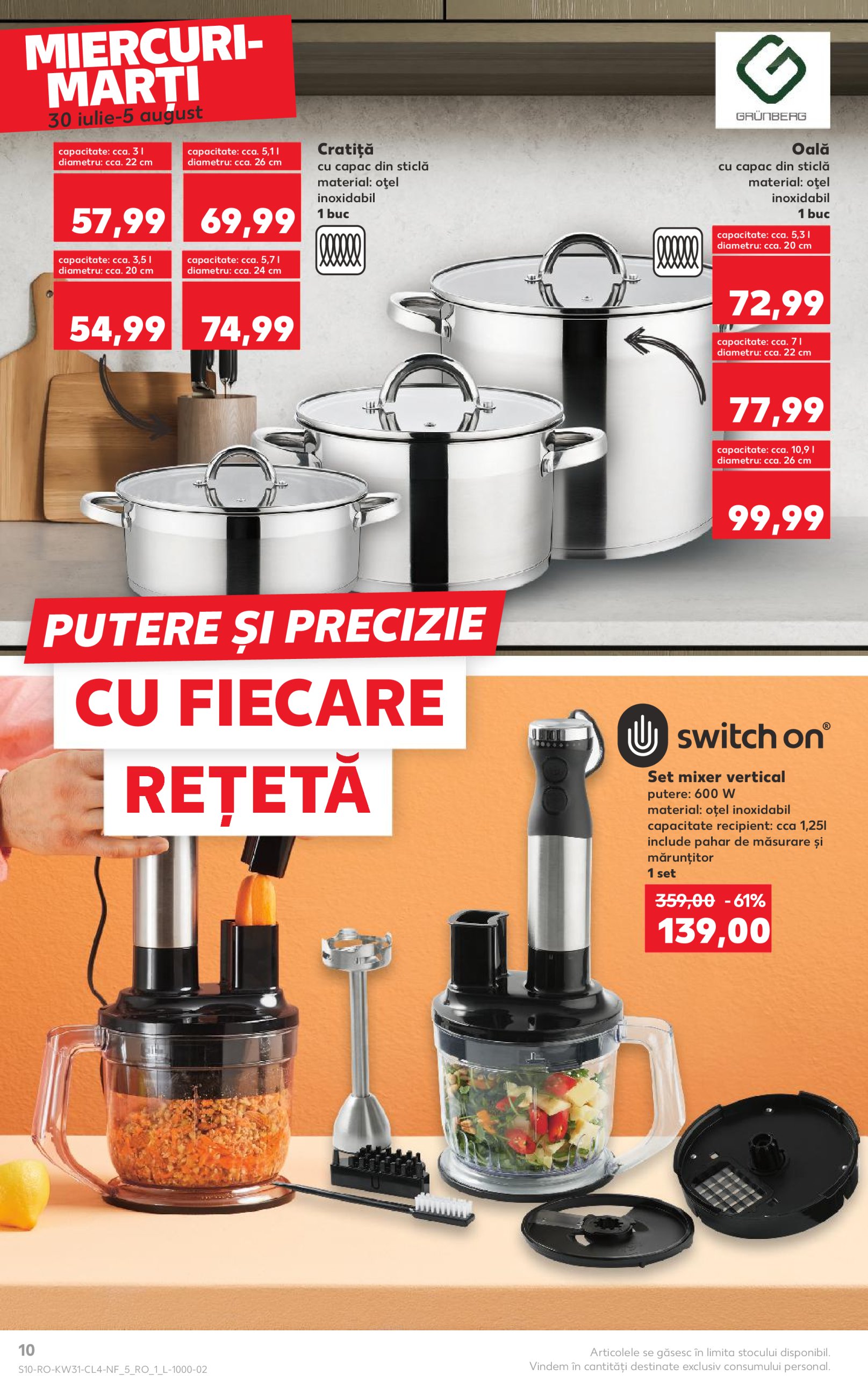 kaufland - Catalog Kaufland - Nonfood valabil din 30.07. până pe 05.08. - page: 10