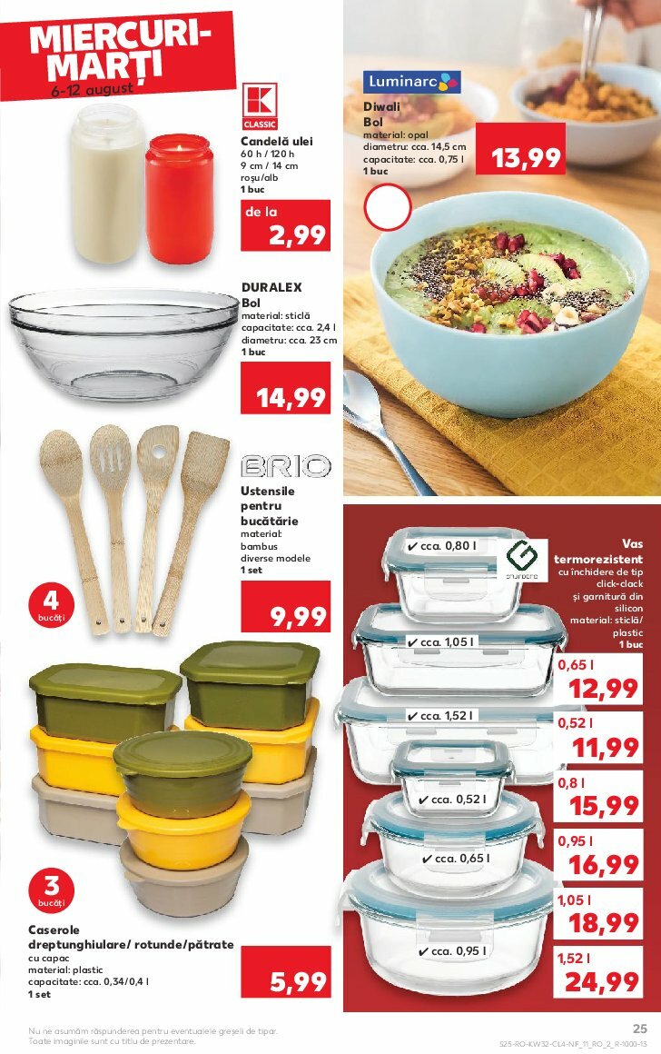 kaufland - Catalog Kaufland - Nonfood valabil din 06.08. până pe 12.08. - page: 25