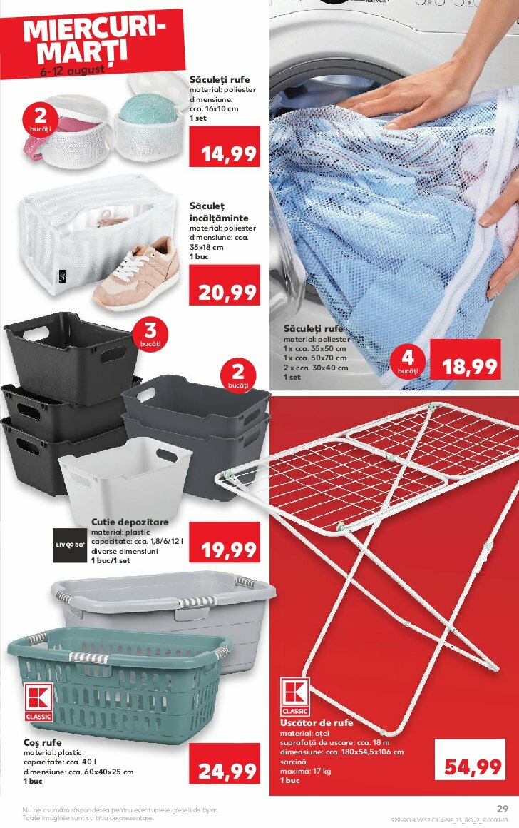kaufland - Catalog Kaufland - Nonfood valabil din 06.08. până pe 12.08. - page: 29