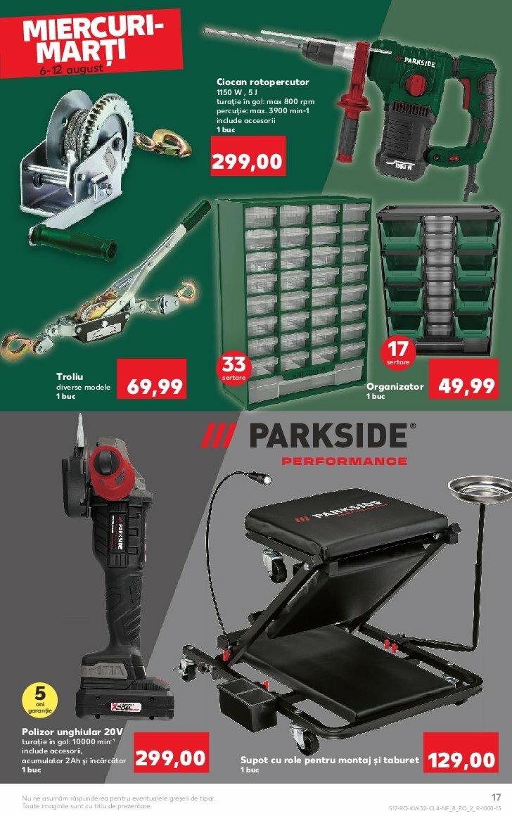 kaufland - Catalog Kaufland - Nonfood valabil din 06.08. până pe 12.08. - page: 17