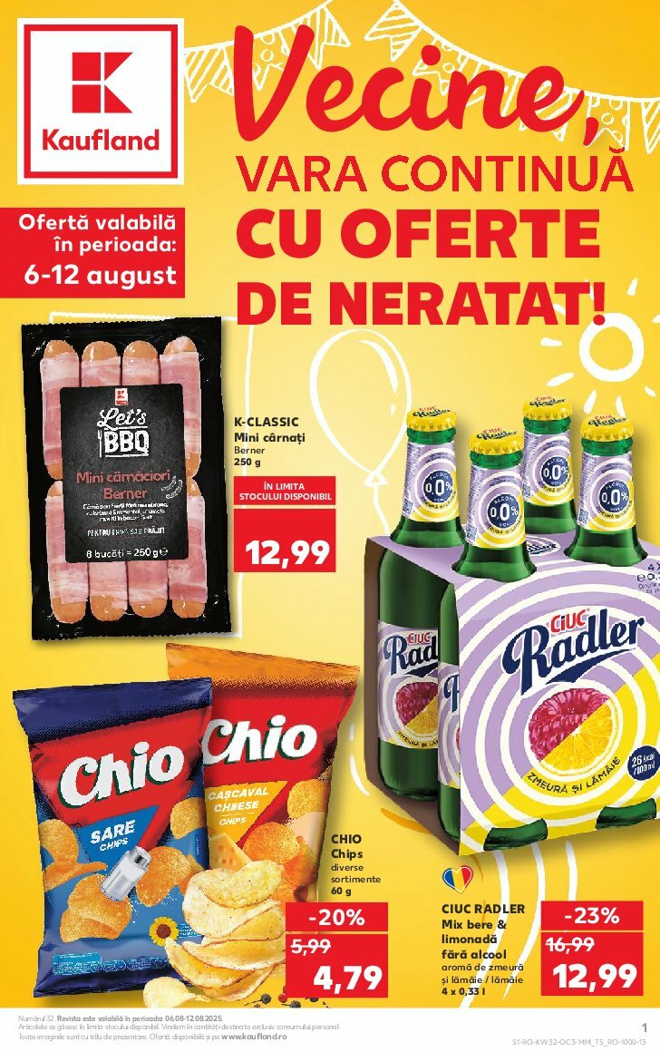 kaufland - Catalog Kaufland - Răsfoiește catalogul tematic valabil din 06.08. până pe 12.08.