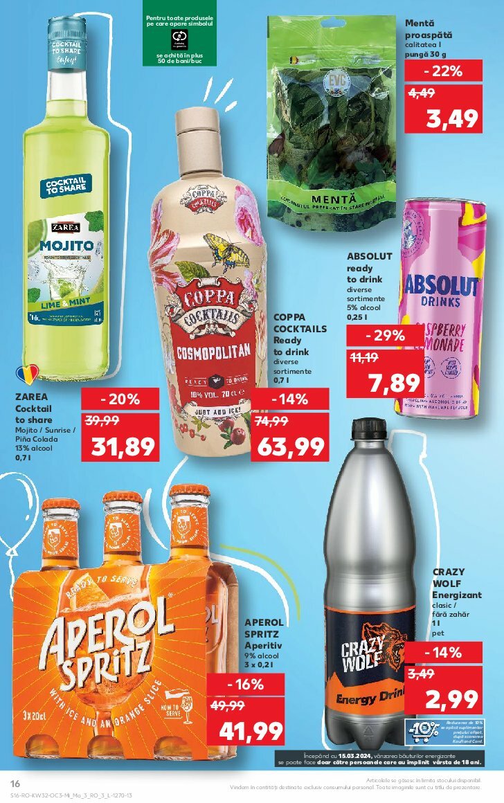 kaufland - Catalog Kaufland - Răsfoiește catalogul tematic valabil din 06.08. până pe 12.08. - page: 16
