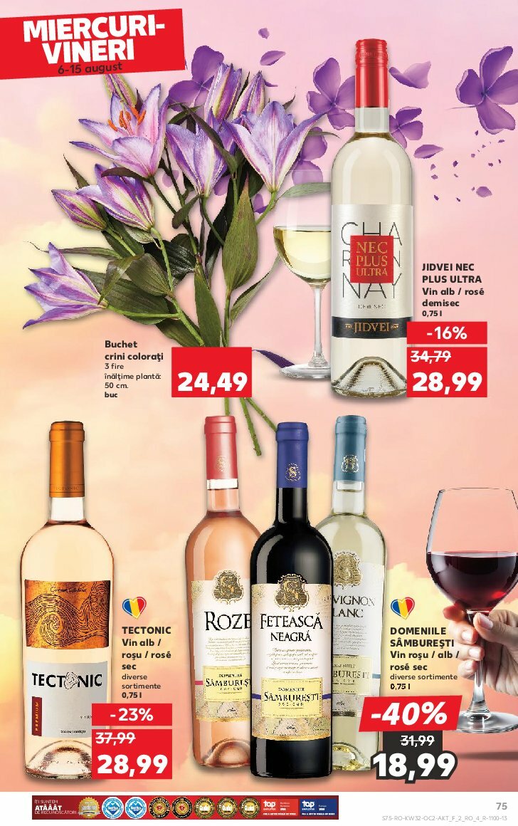 kaufland - Catalog Kaufland valabil din 03.08. până pe 12.08. - page: 75 kaufland - Catalog Kaufland valabil din 03.08. până pe 12.08. - page: 75