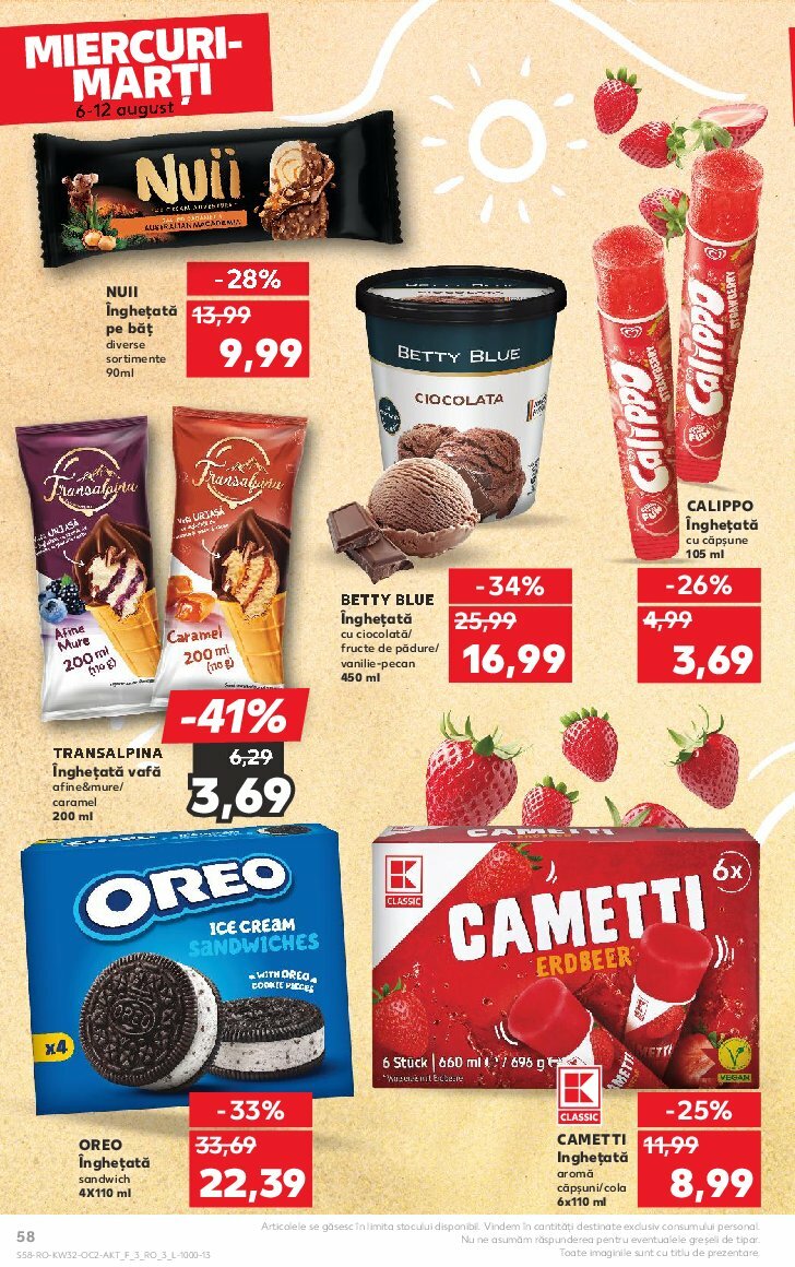 kaufland - Catalog Kaufland valabil din 03.08. până pe 12.08. - page: 58 kaufland - Catalog Kaufland valabil din 03.08. până pe 12.08. - page: 58