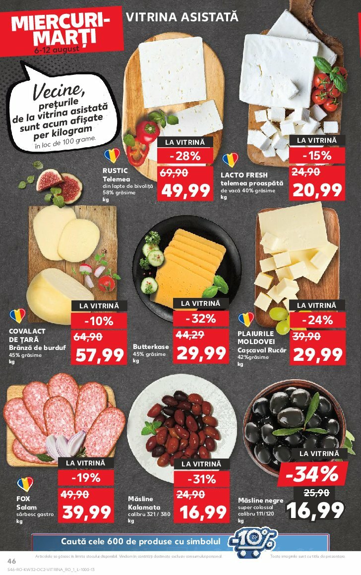 kaufland - Catalog Kaufland valabil din 03.08. până pe 12.08. - page: 46 kaufland - Catalog Kaufland valabil din 03.08. până pe 12.08. - page: 46