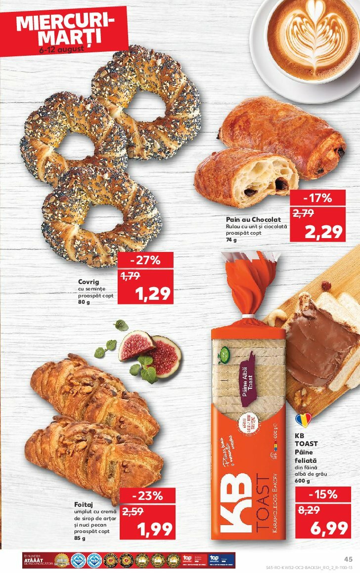 kaufland - Catalog Kaufland valabil din 03.08. până pe 12.08. - page: 45 kaufland - Catalog Kaufland valabil din 03.08. până pe 12.08. - page: 45