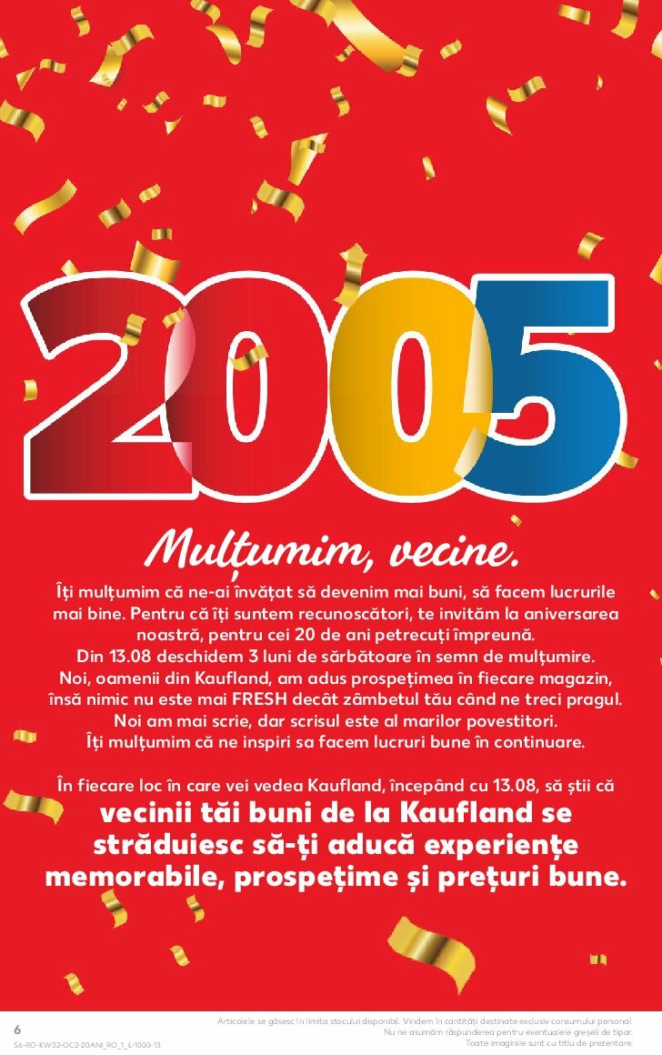 kaufland - Catalog Kaufland valabil din 03.08. până pe 12.08. - page: 6 kaufland - Catalog Kaufland valabil din 03.08. până pe 12.08. - page: 6