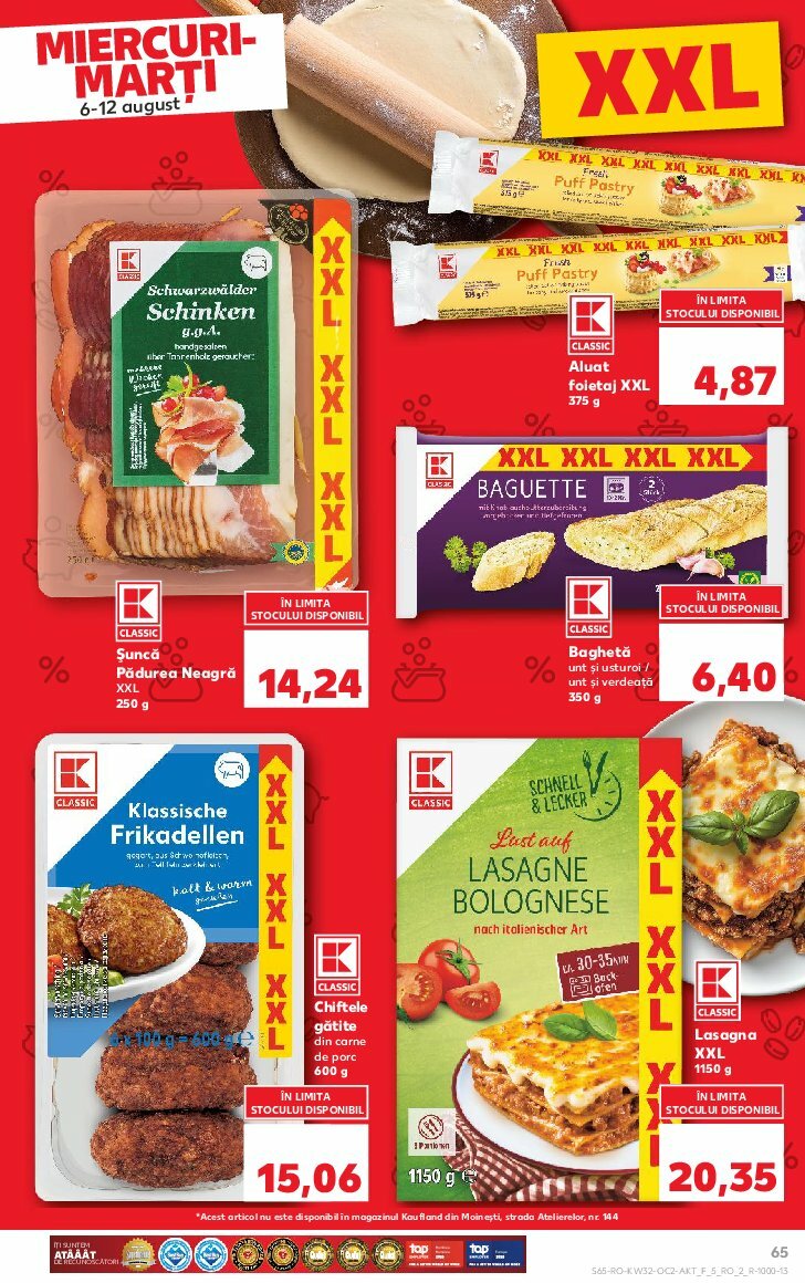 kaufland - Catalog Kaufland valabil din 03.08. până pe 12.08. - page: 65 kaufland - Catalog Kaufland valabil din 03.08. până pe 12.08. - page: 65