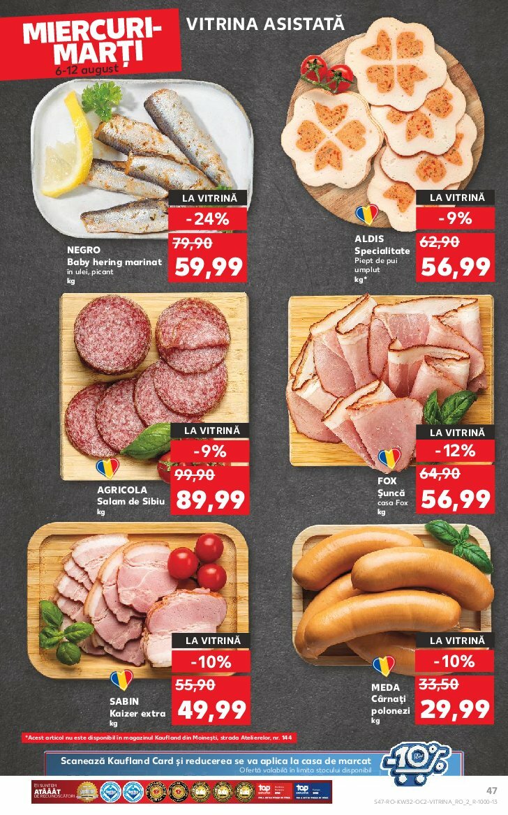 kaufland - Catalog Kaufland valabil din 03.08. până pe 12.08. - page: 47 kaufland - Catalog Kaufland valabil din 03.08. până pe 12.08. - page: 47