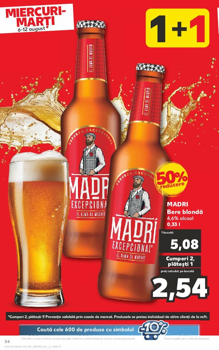 kaufland - Catalog Kaufland valabil din 03.08. până pe 12.08. - page: 34 kaufland - Catalog Kaufland valabil din 03.08. până pe 12.08. - page: 34