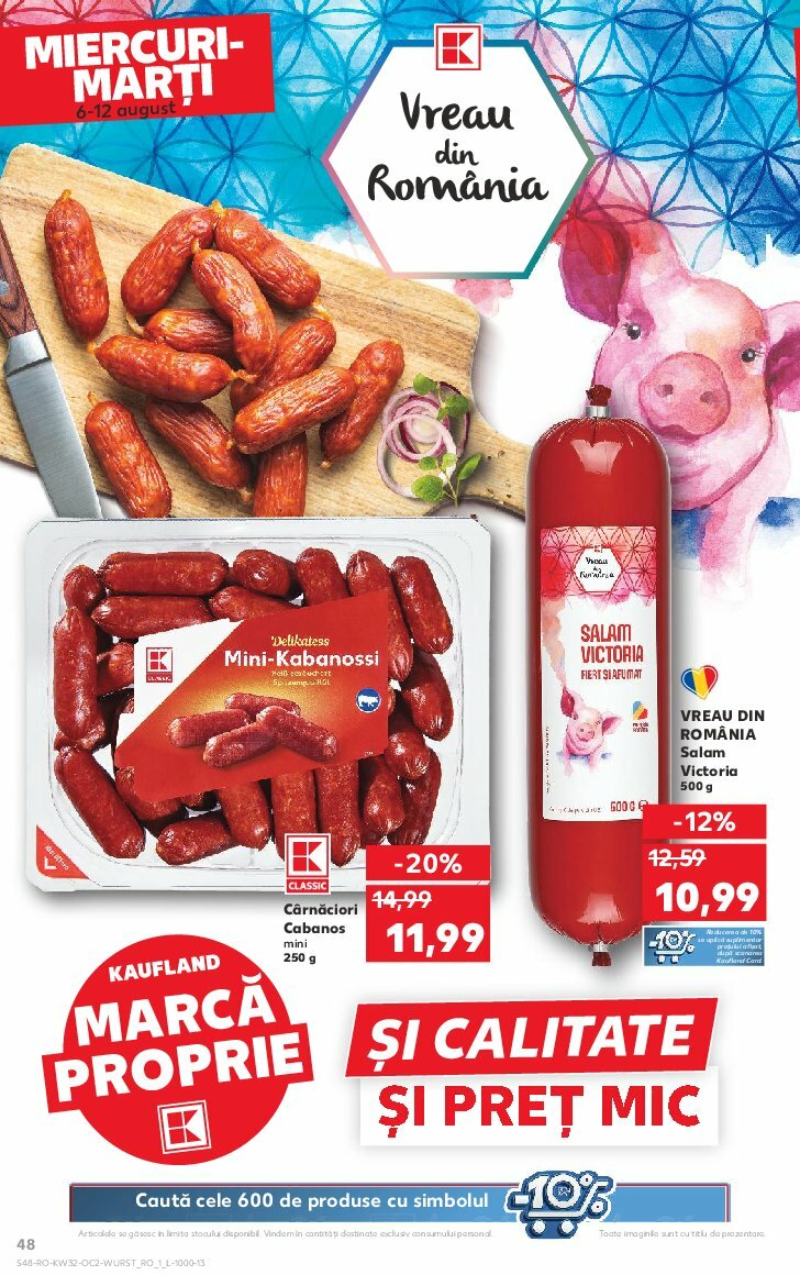 kaufland - Catalog Kaufland valabil din 03.08. până pe 12.08. - page: 48 kaufland - Catalog Kaufland valabil din 03.08. până pe 12.08. - page: 48
