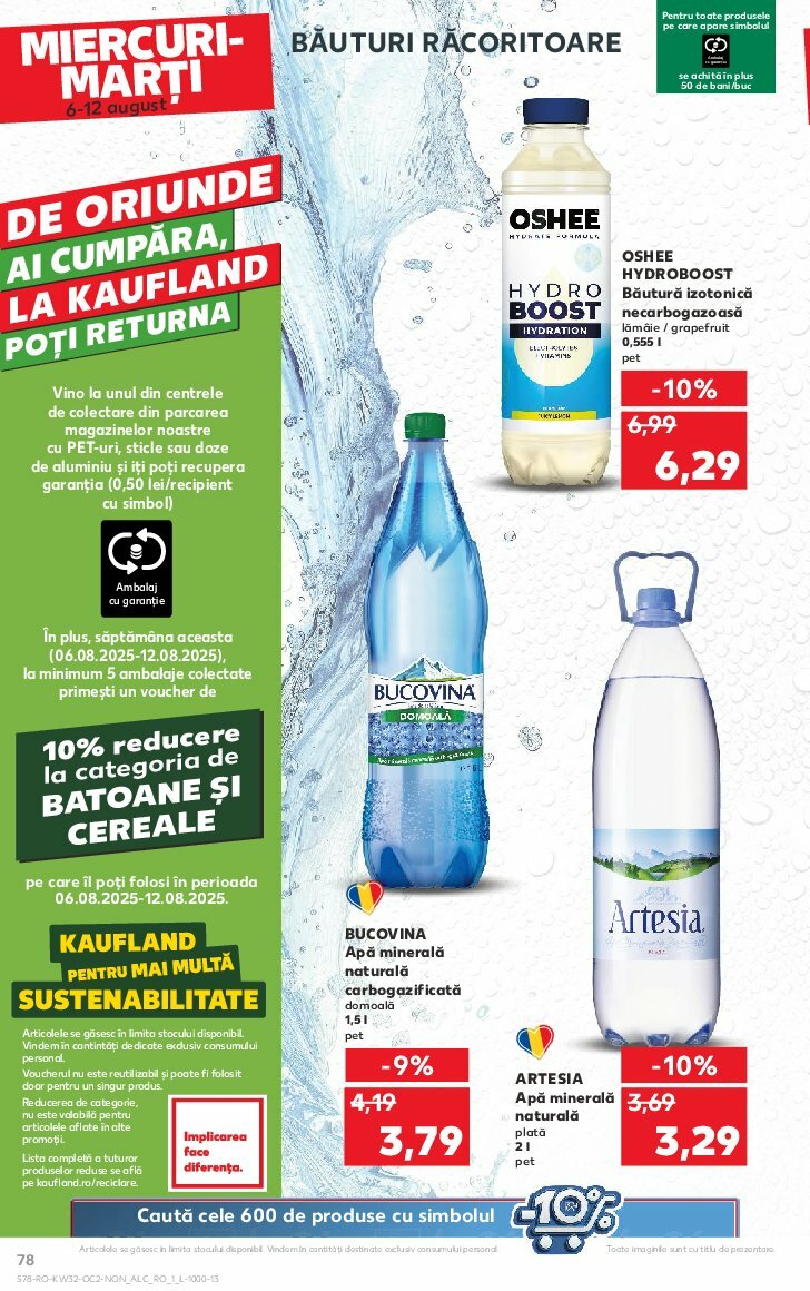 kaufland - Catalog Kaufland valabil din 03.08. până pe 12.08. - page: 78 kaufland - Catalog Kaufland valabil din 03.08. până pe 12.08. - page: 78