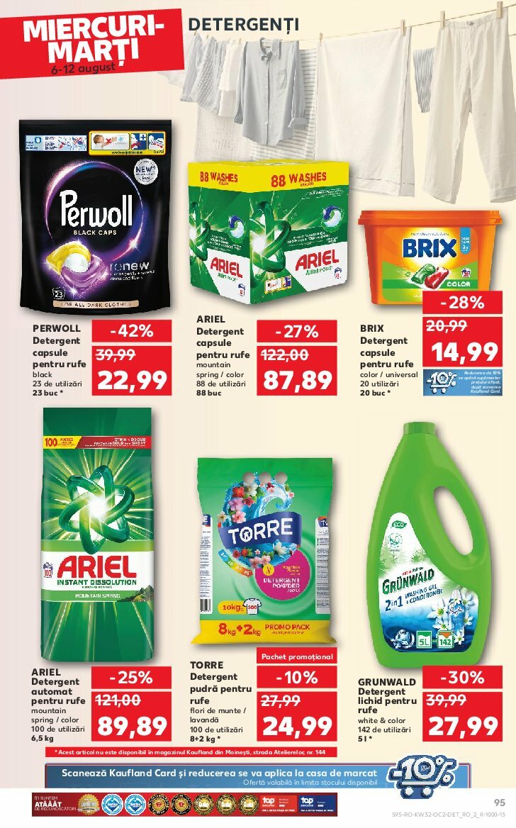 kaufland - Catalog Kaufland valabil din 03.08. până pe 12.08. - page: 95 kaufland - Catalog Kaufland valabil din 03.08. până pe 12.08. - page: 95