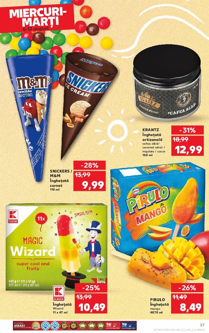 kaufland - Catalog Kaufland valabil din 03.08. până pe 12.08. - page: 57 kaufland - Catalog Kaufland valabil din 03.08. până pe 12.08. - page: 57