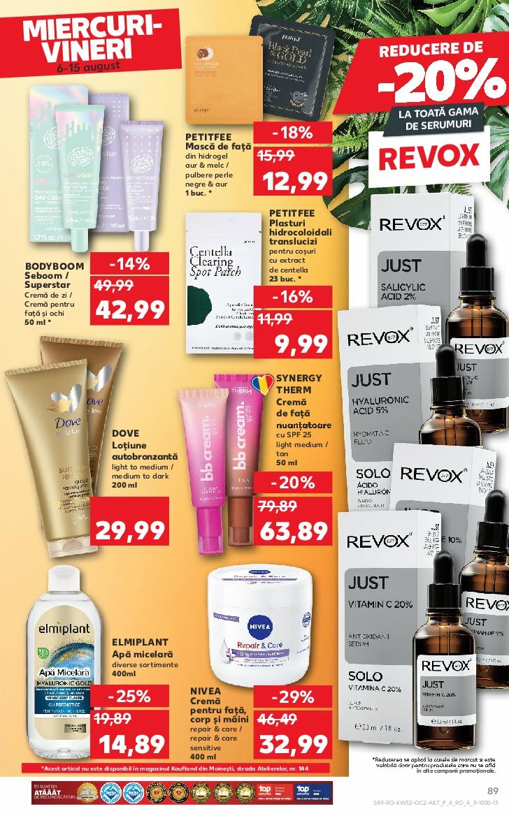 kaufland - Catalog Kaufland valabil din 03.08. până pe 12.08. - page: 89 kaufland - Catalog Kaufland valabil din 03.08. până pe 12.08. - page: 89