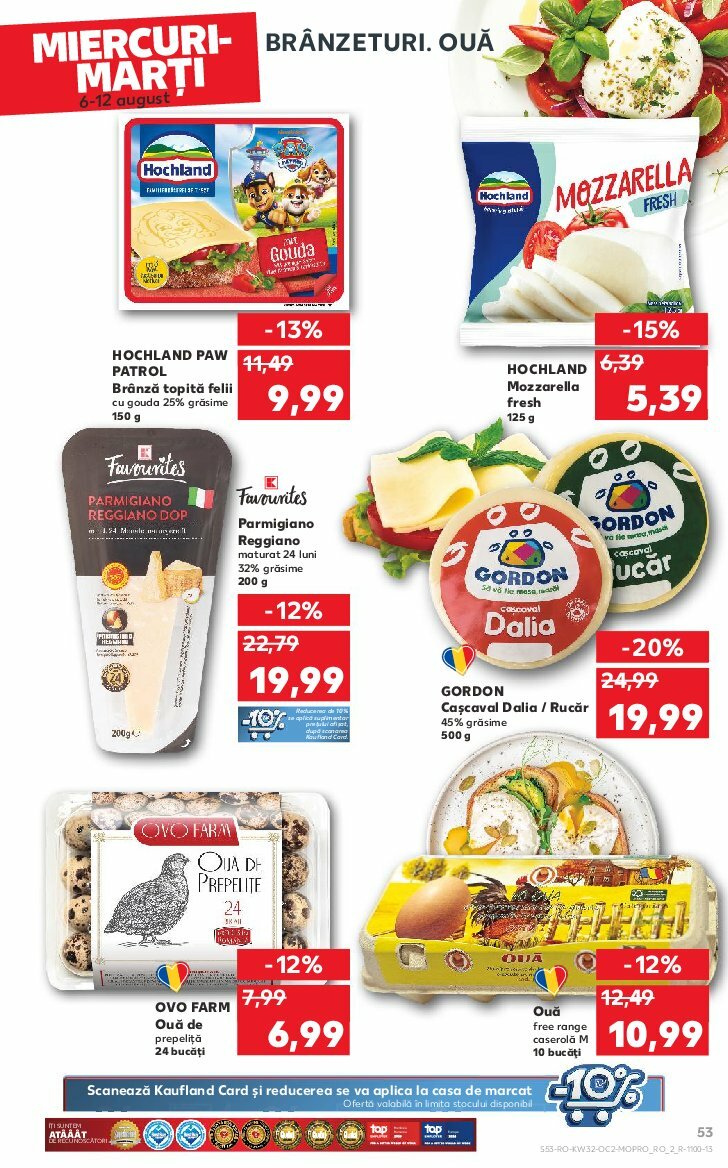 kaufland - Catalog Kaufland valabil din 03.08. până pe 12.08. - page: 53 kaufland - Catalog Kaufland valabil din 03.08. până pe 12.08. - page: 53