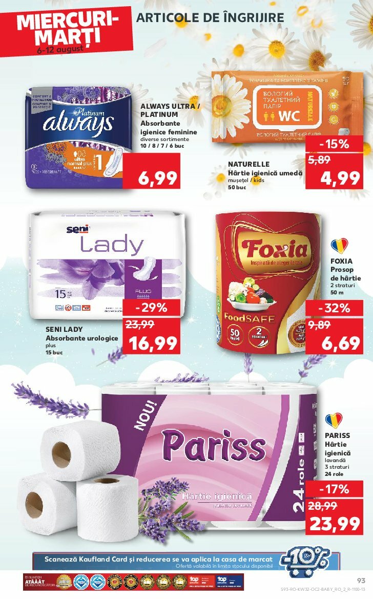 kaufland - Catalog Kaufland valabil din 03.08. până pe 12.08. - page: 93 kaufland - Catalog Kaufland valabil din 03.08. până pe 12.08. - page: 93