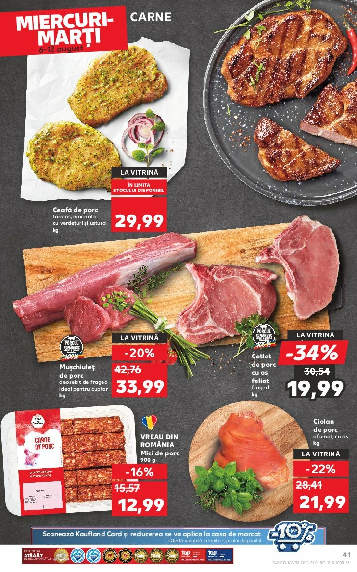 kaufland - Catalog Kaufland valabil din 03.08. până pe 12.08. - page: 41 kaufland - Catalog Kaufland valabil din 03.08. până pe 12.08. - page: 41