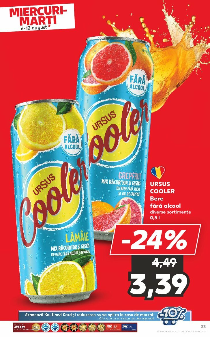 kaufland - Catalog Kaufland valabil din 03.08. până pe 12.08. - page: 33 kaufland - Catalog Kaufland valabil din 03.08. până pe 12.08. - page: 33