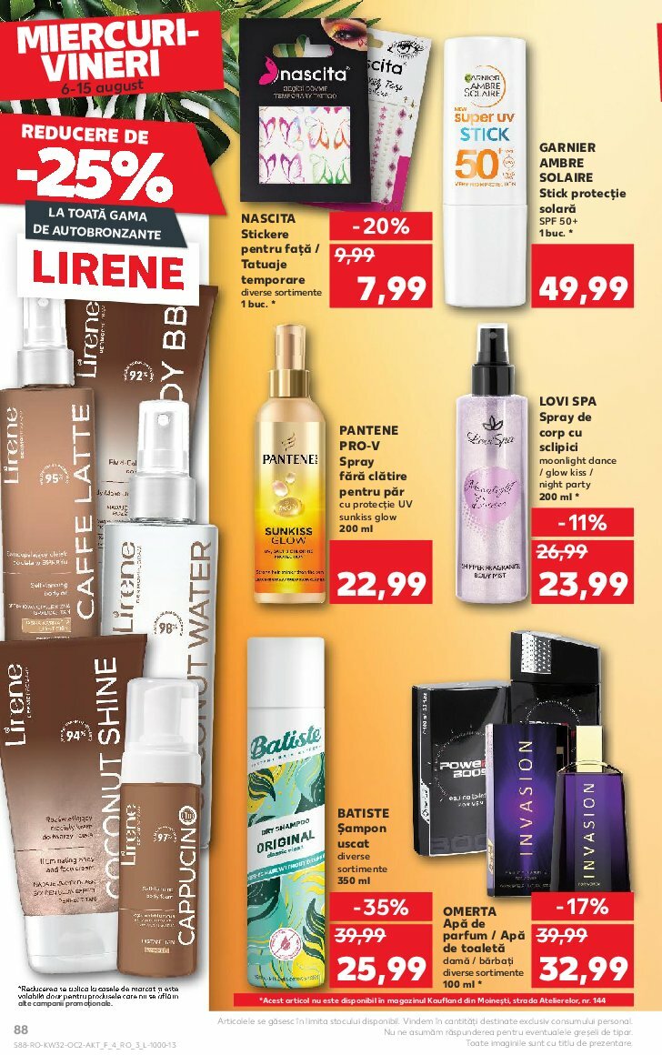 kaufland - Catalog Kaufland valabil din 03.08. până pe 12.08. - page: 88 kaufland - Catalog Kaufland valabil din 03.08. până pe 12.08. - page: 88