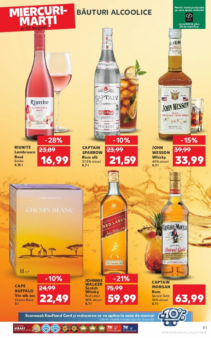 kaufland - Catalog Kaufland valabil din 03.08. până pe 12.08. - page: 81 kaufland - Catalog Kaufland valabil din 03.08. până pe 12.08. - page: 81
