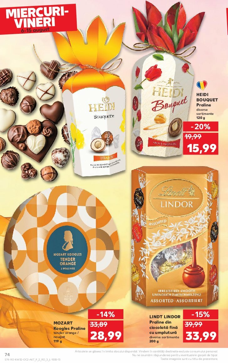 kaufland - Catalog Kaufland valabil din 03.08. până pe 12.08. - page: 74 kaufland - Catalog Kaufland valabil din 03.08. până pe 12.08. - page: 74