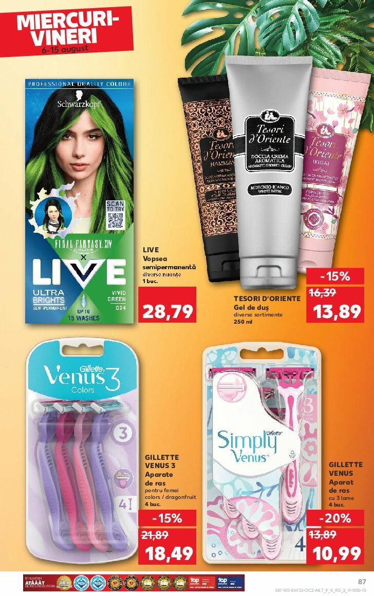 kaufland - Catalog Kaufland valabil din 03.08. până pe 12.08. - page: 87 kaufland - Catalog Kaufland valabil din 03.08. până pe 12.08. - page: 87