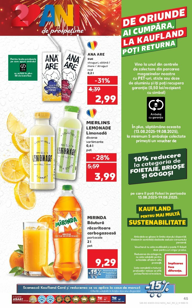 kaufland - Catalog Kaufland valabil din 13.08. până pe 19.08. - page: 45