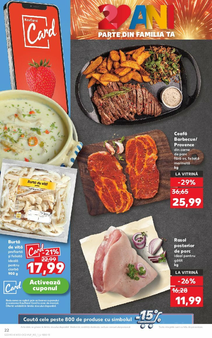 kaufland - Catalog Kaufland valabil din 13.08. până pe 19.08. - page: 22