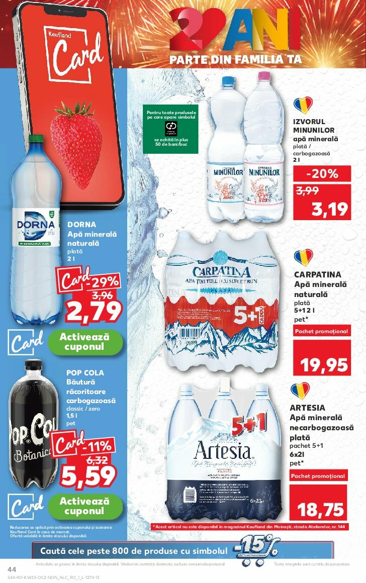 kaufland - Catalog Kaufland valabil din 13.08. până pe 19.08. - page: 44