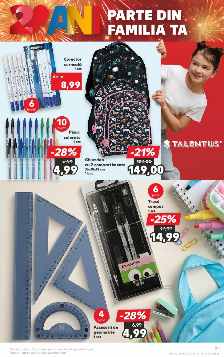 kaufland - Catalog Kaufland - Nonfood valabil din 13.08. până pe 19.08. - page: 21