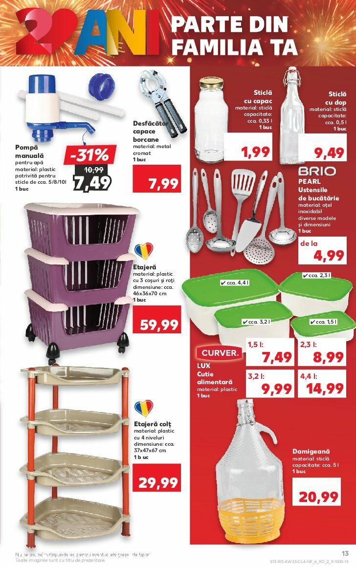 kaufland - Catalog Kaufland - Nonfood valabil din 13.08. până pe 19.08. - page: 13