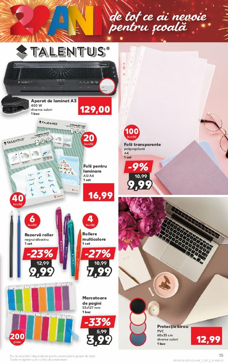 kaufland - Catalog Kaufland - Nonfood valabil din 13.08. până pe 19.08. - page: 15