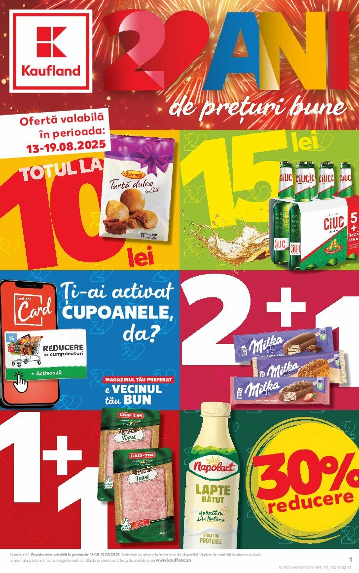 kaufland - Catalog Kaufland - Răsfoiește catalogul tematic valabil din 13.08. până pe 19.08.
