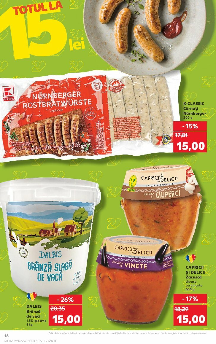 kaufland - Catalog Kaufland - Răsfoiește catalogul tematic valabil din 13.08. până pe 19.08. - page: 16