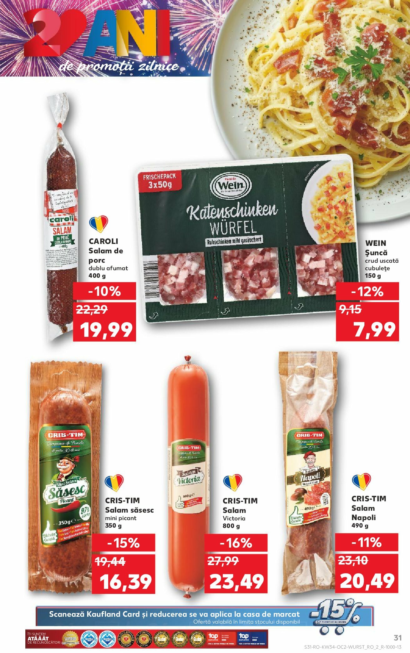 kaufland - Catalog Kaufland online – oferte valabile din 20.08. - page: 31
