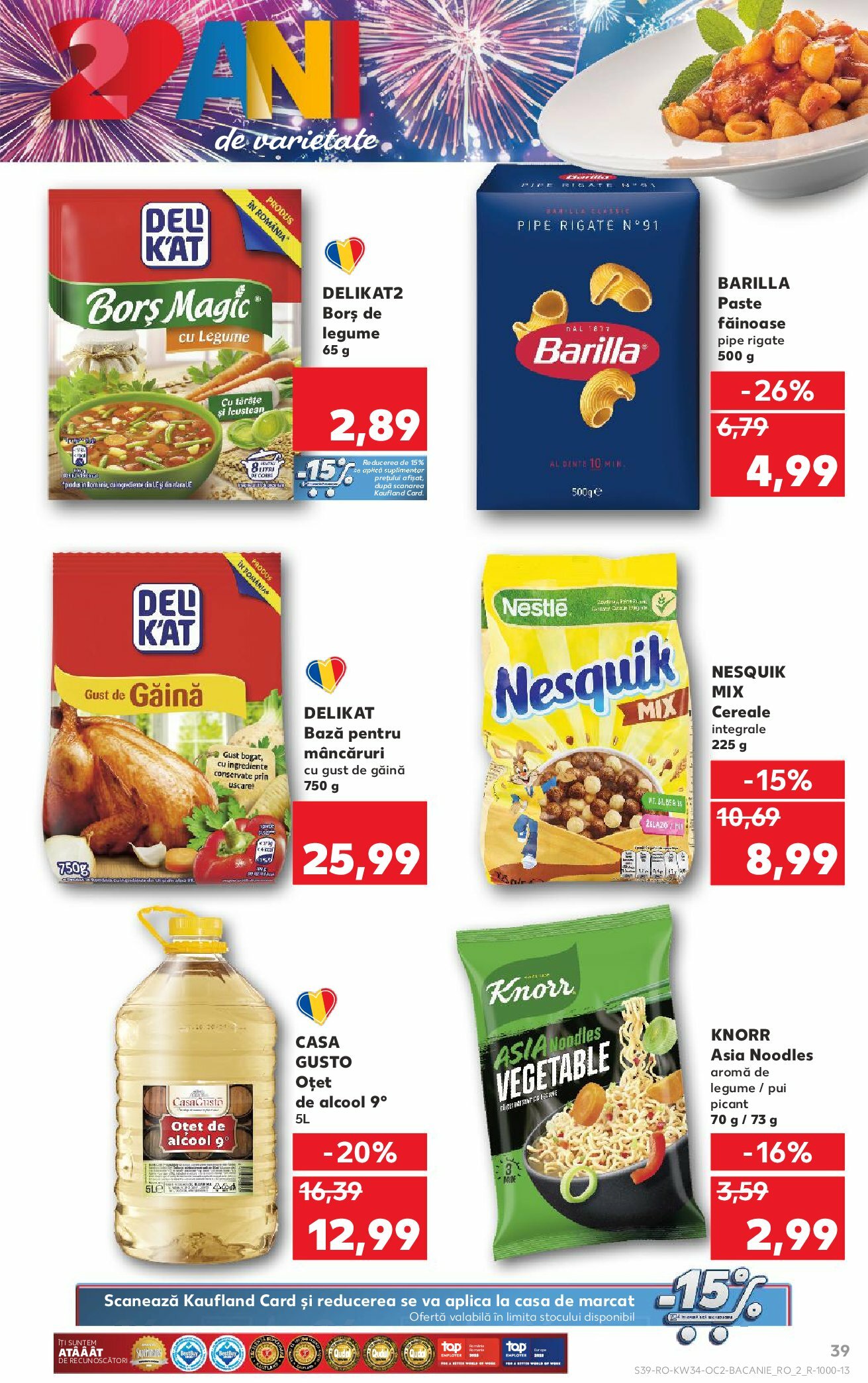 kaufland - Catalog Kaufland online – oferte valabile din 20.08. - page: 39