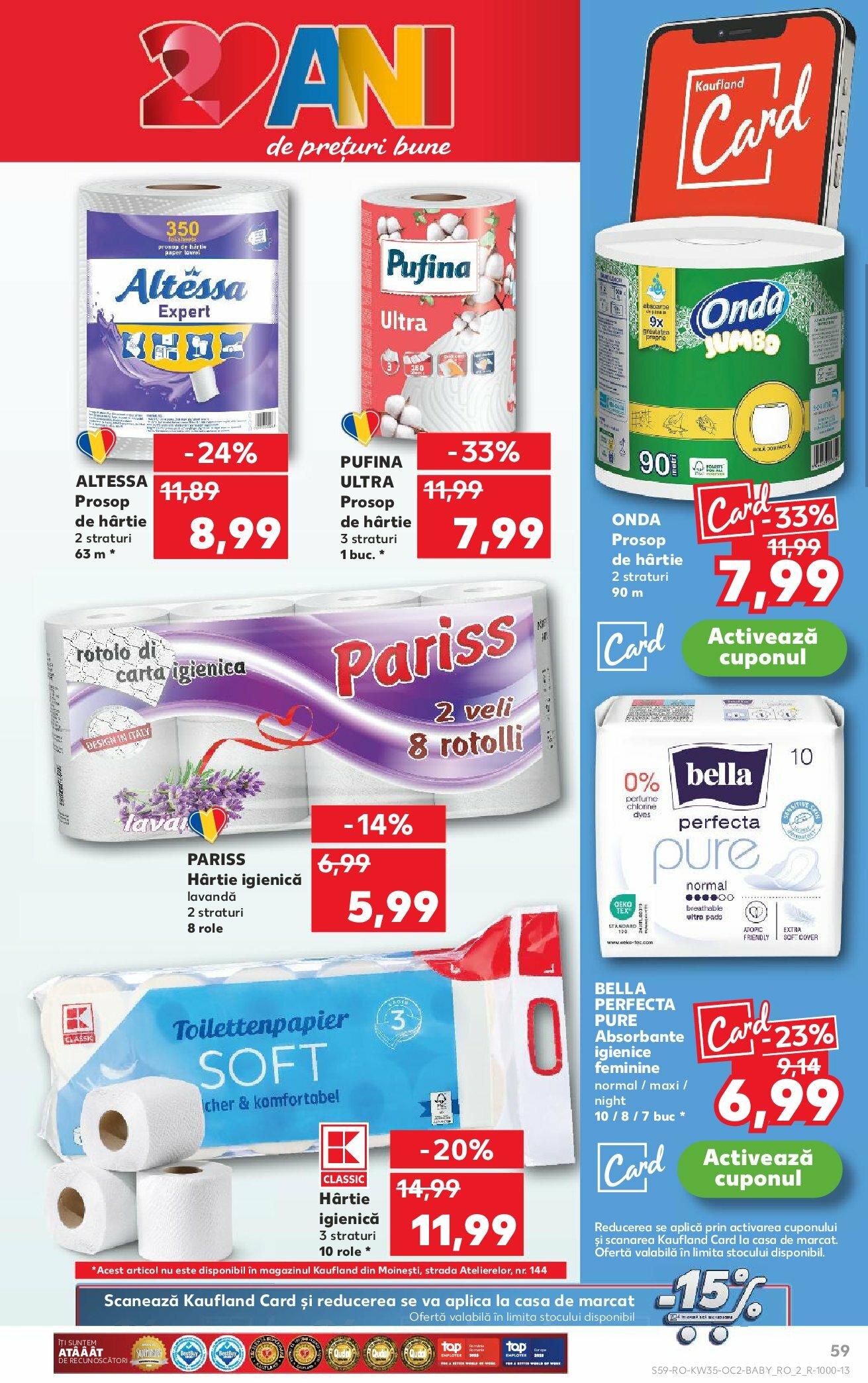 kaufland - Catalog Kaufland online – oferte valabile din 27.08. - page: 59 kaufland - Catalog Kaufland online – oferte valabile din 27.08. - page: 59