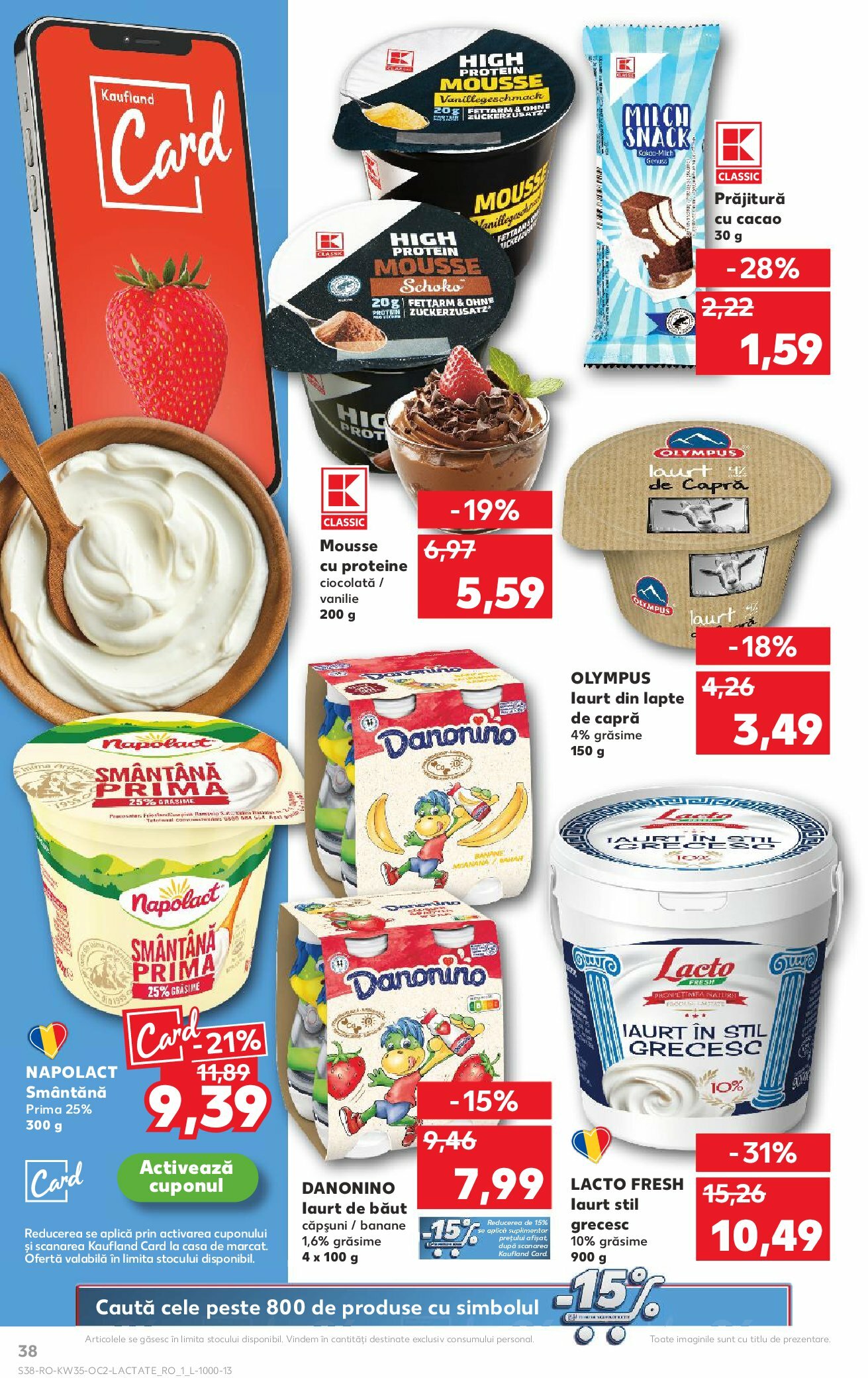 kaufland - Catalog Kaufland online – oferte valabile din 27.08. - page: 38 kaufland - Catalog Kaufland online – oferte valabile din 27.08. - page: 38