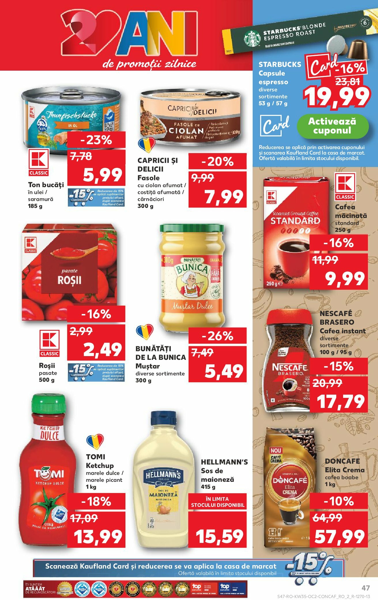 kaufland - Catalog Kaufland online – oferte valabile din 27.08. - page: 47 kaufland - Catalog Kaufland online – oferte valabile din 27.08. - page: 47
