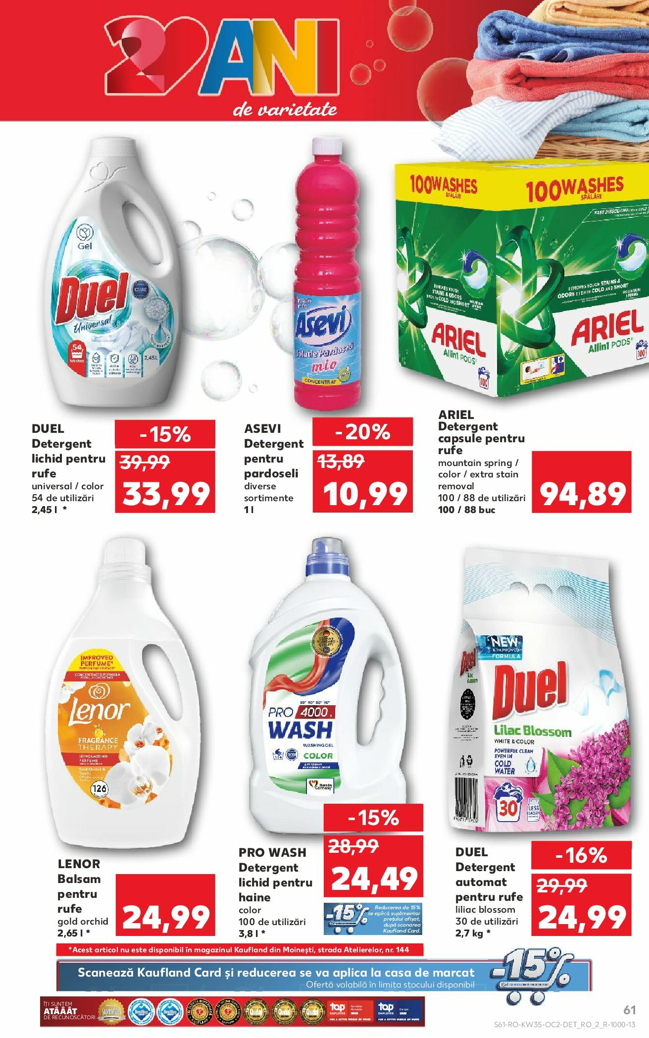 kaufland - Catalog Kaufland online – oferte valabile din 27.08. - page: 61 kaufland - Catalog Kaufland online – oferte valabile din 27.08. - page: 61