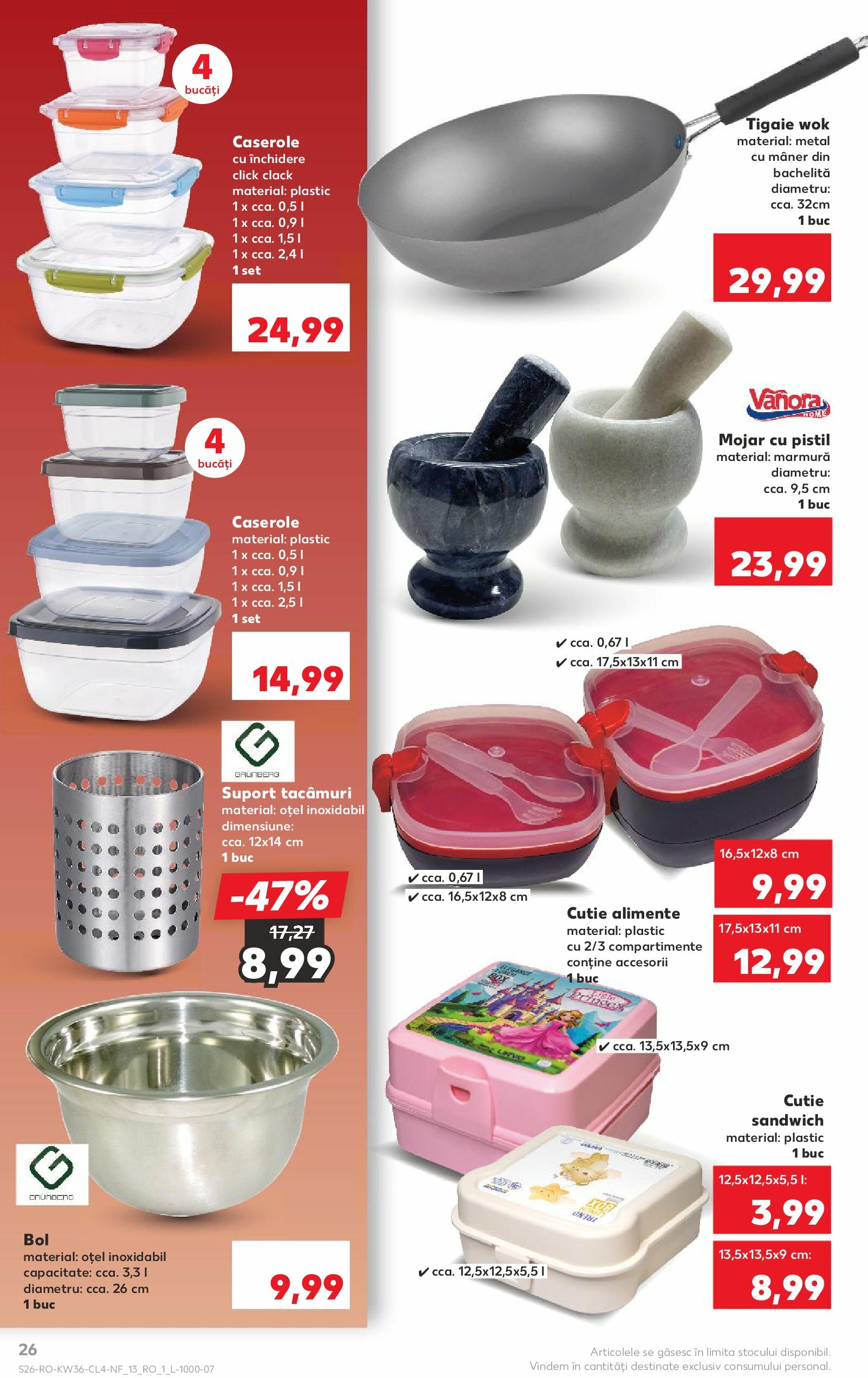 kaufland - Catalog Kaufland - Nonfood online – oferte valabile din 03.09. - page: 26