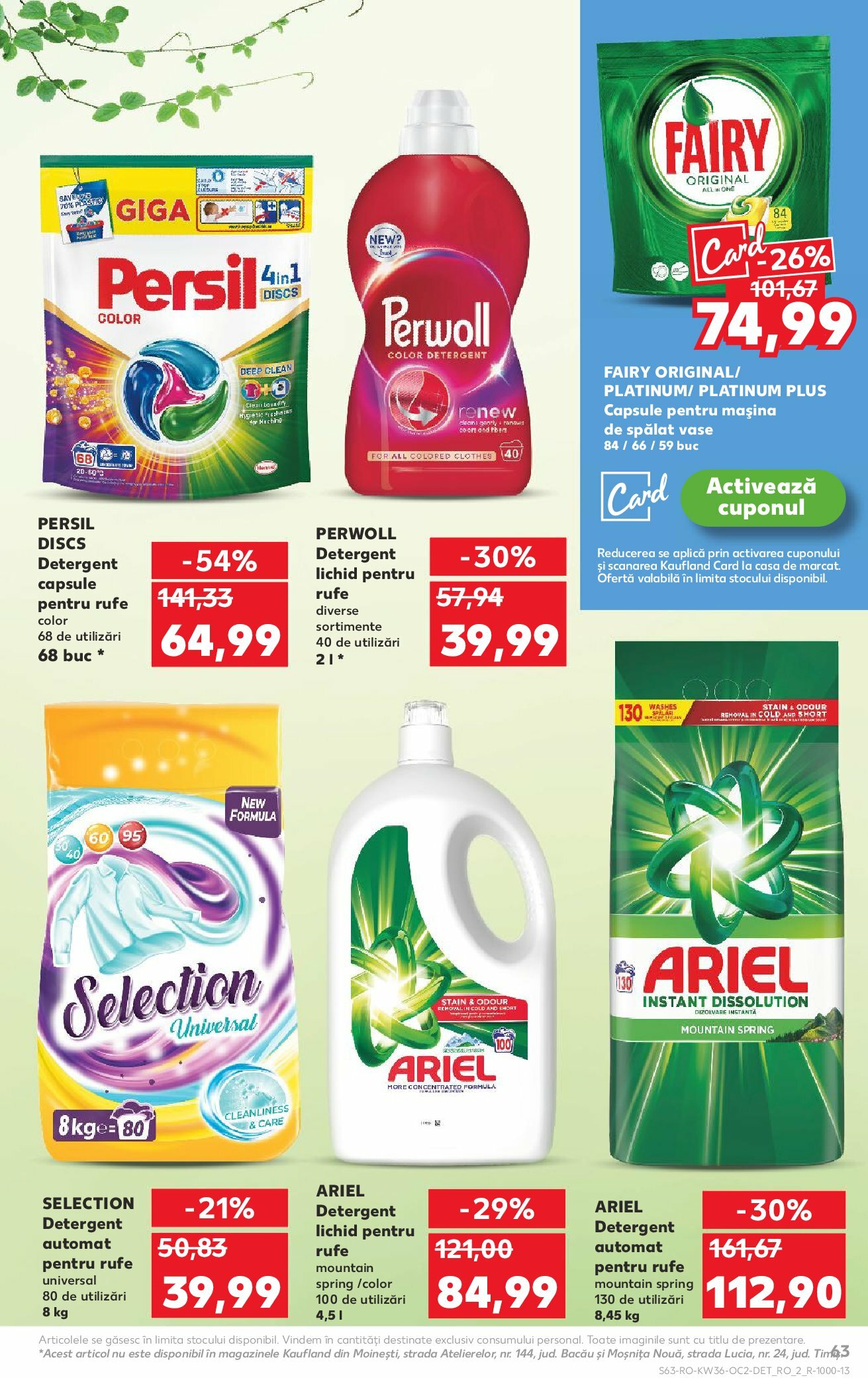 kaufland - Catalog Kaufland online – oferte valabile din 03.09. - page: 63 kaufland - Catalog Kaufland online – oferte valabile din 03.09. - page: 63