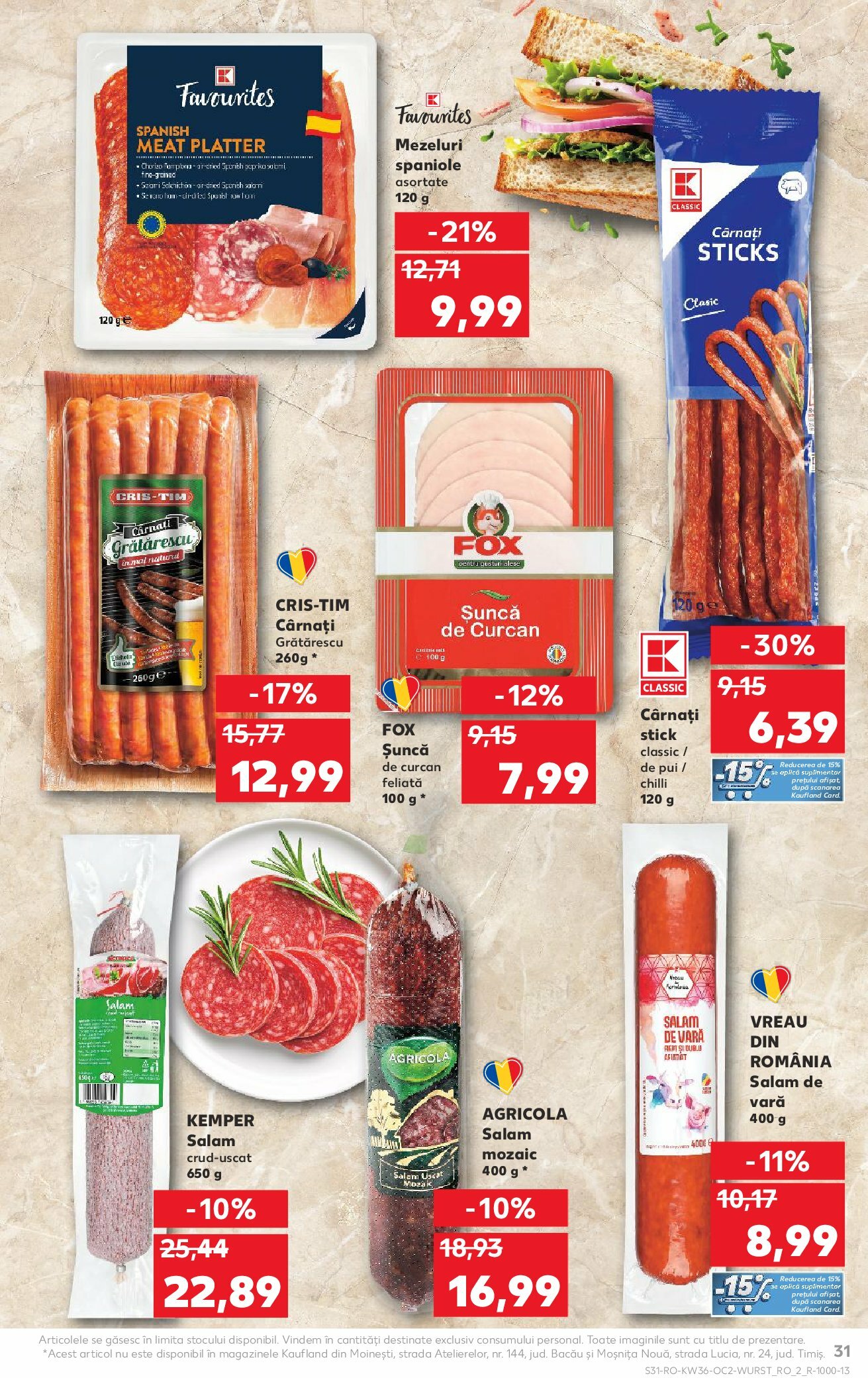 kaufland - Catalog Kaufland online – oferte valabile din 03.09. - page: 31 kaufland - Catalog Kaufland online – oferte valabile din 03.09. - page: 31