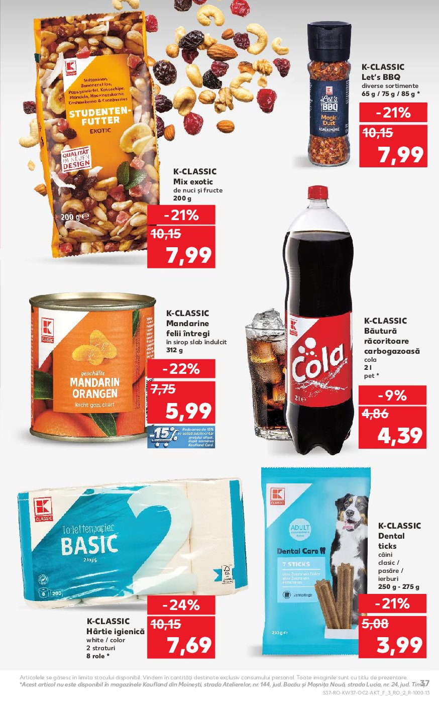 kaufland - Catalog Kaufland online – oferte valabile din 10.09. - page: 37 kaufland - Catalog Kaufland online – oferte valabile din 10.09. - page: 37